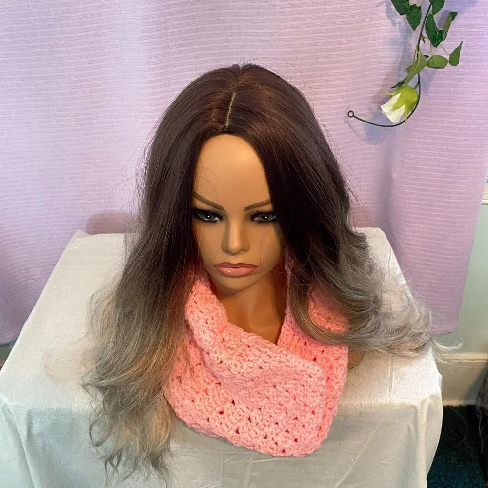 NWT Loretta Ann Creations Gorgeous Pink Cowl Scarf